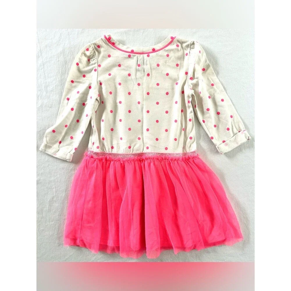 Circo Girls Cat & Bat 3/4 Sleeve Tutu Dresses Lot of 2 Pink & Black Size 5T